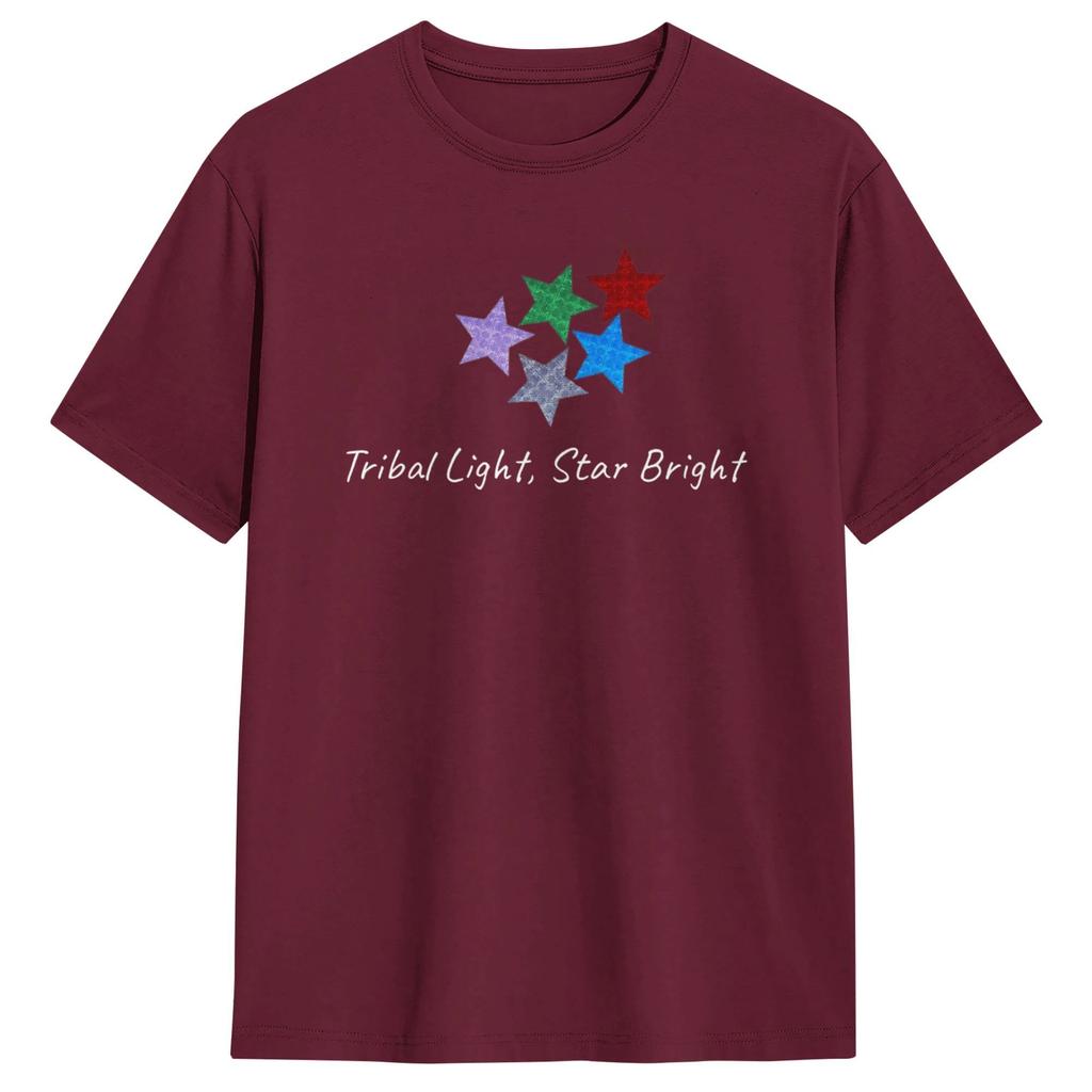 Tribal Light Star Bright Hmong Star T Shirt Summer Hip Hop TShirts Unisex 100 CottonTop Tees Short Sleeves Vintage Tshirt