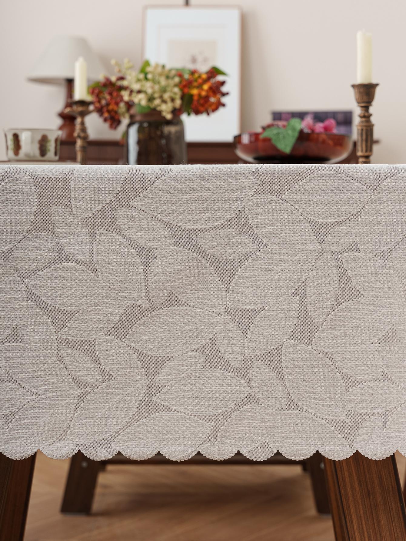 Американская Ретро Сельская Прямоугольная Скатерть Пылезащитная Декоративная Скатерть для Обеденного Стола Чайного Столика Покрытие Шкафа Домашний 150x100cm белый