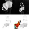 Parrot Feeder for Cage Hanging Plastic Automatic Water Dispenser for Parakeets X3UC