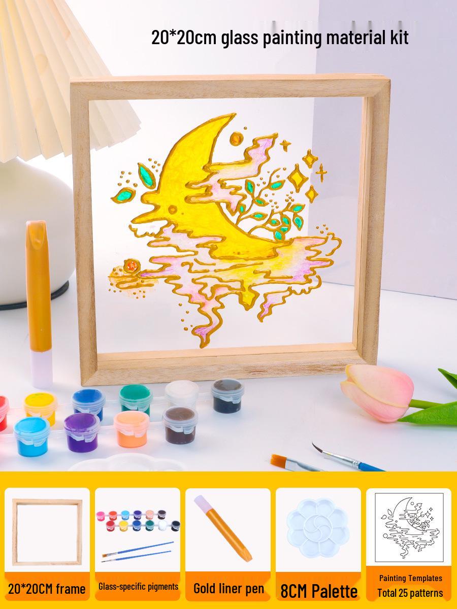 

Набор для детского творчества «Акриловая краска и фоторамка» - Креативный подарок на день рождения