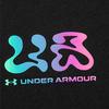 Under Armour FW22 Printed Pattern Crew Neck Pullover T-Shirt Men Tops Black 1375095-001