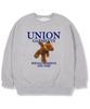 UNION GARMENTS Moment Fleece-Lined Oversized Sweatshirt Gray