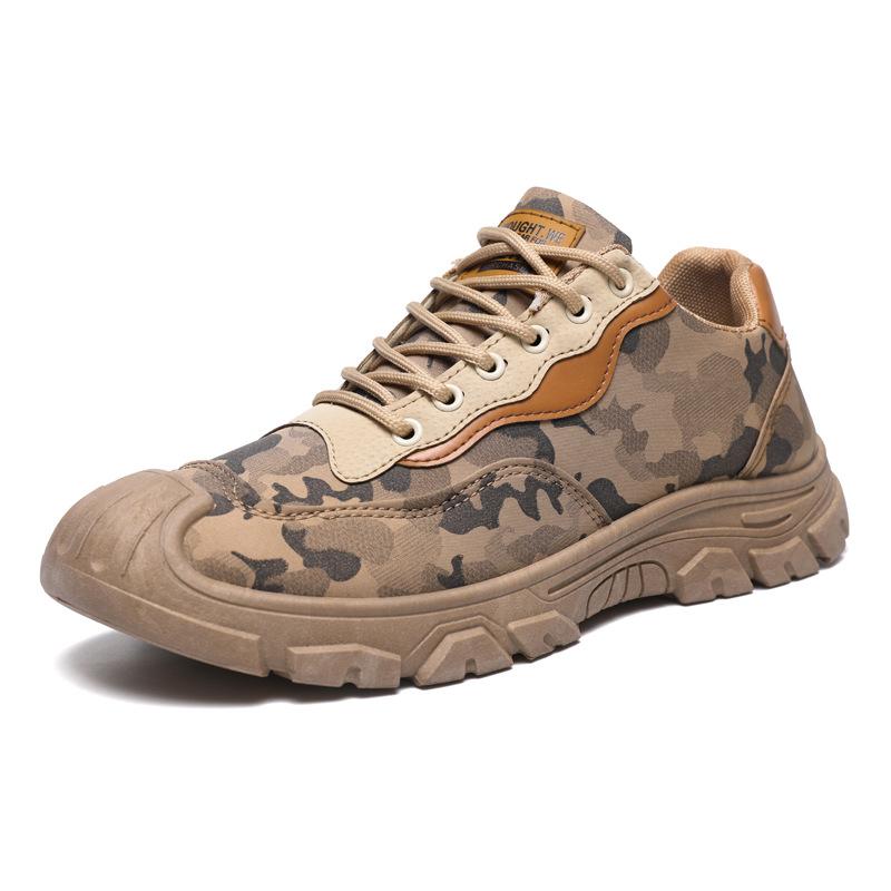 Men's Work Shoes Hiking Tactics Hunt Shoes Trekking Shoes Man Breathable Comfortable Mountain Climbing Shoe Vulcanized Tenis