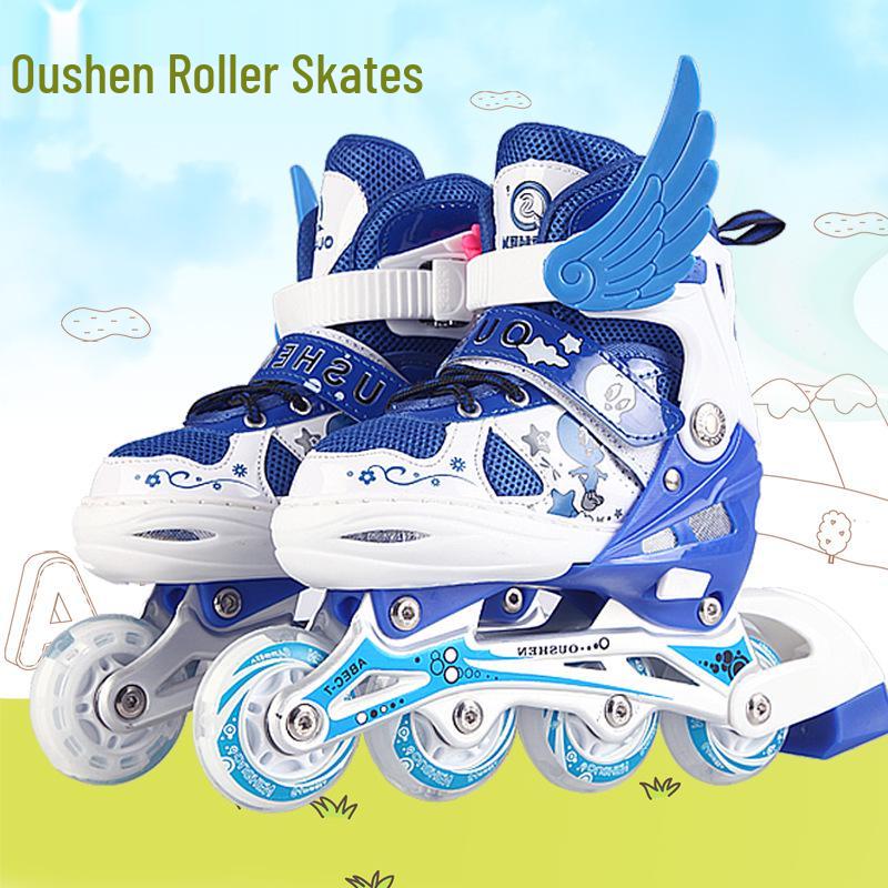 Breathable Adjustable Inline Skates for Boys & Girls Students
