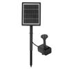 Solar Water Pump Kit Ground Plug Split Type Solar Water Fountain Bird Bath Fountain with 6 Nozzles