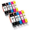 10 Ink Cartridges with Chip Compatible with Canon 525 526 PGI-525 CLI-526 for Canon Pixma IP4850 IP4950 IX6550 MG5140 MG5150