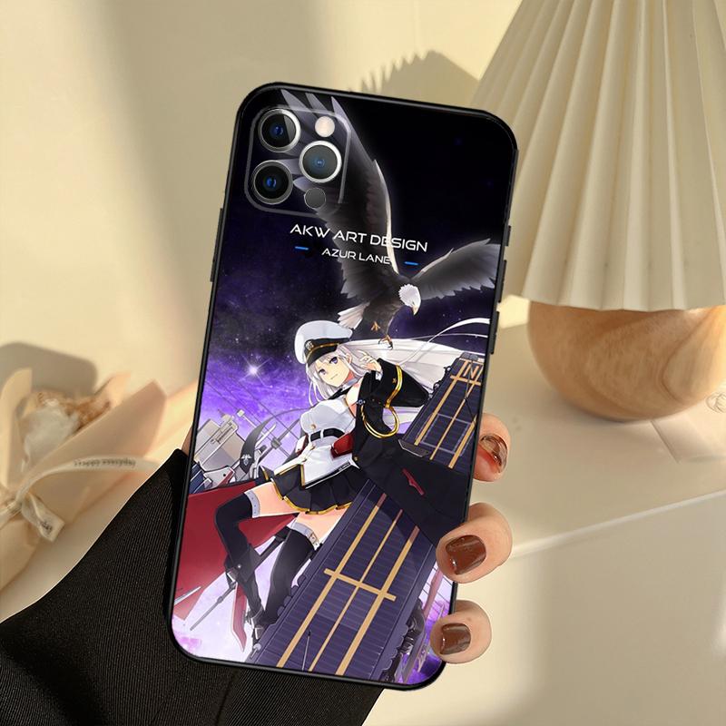 Azur Lane Prinz Eugen Case For iPhone 11 12 13 14 15 16 Pro Max Cover For iPhone 13 12 Mini XR X XS Max Plus