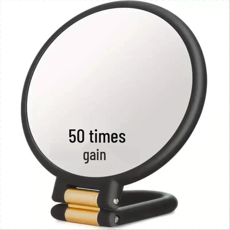 Lente d'ingrandimento per trucco portatile a doppia faccia: Specchio Pieghevole Portatile 10X30X40X50
