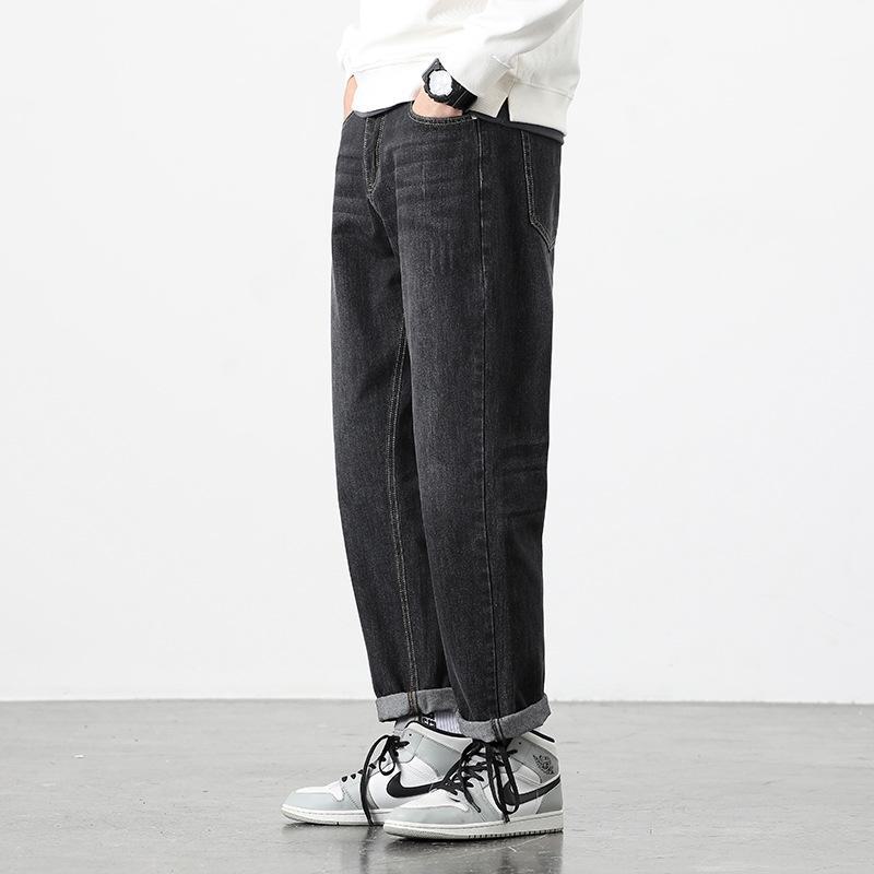 Men's Blue Ansica Spring Straight Jeans 5515 - Trendy All-Match Casual Trousers