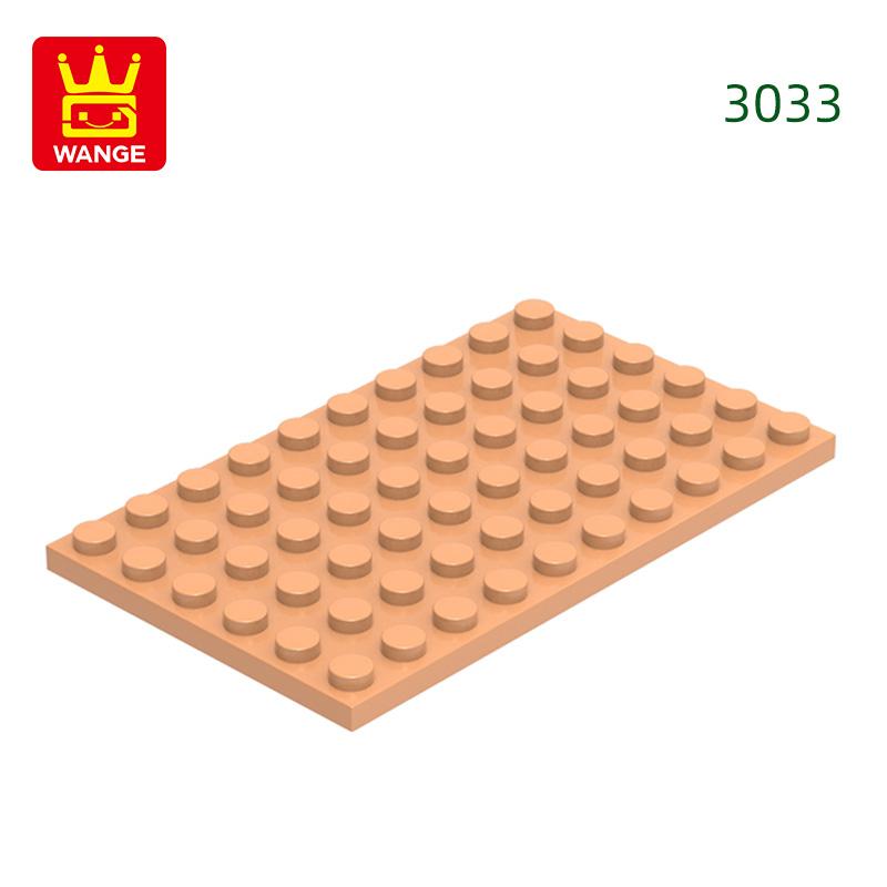 12Pcs/Lot 3033 6x10 Basic Plate Builidng Bricks Moc Parts Works With featuring Blocks DO IT YOURSELF Children's Assembly Playthings Gift Idea Box