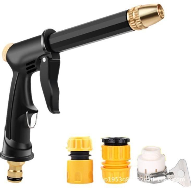 Dual-Purpose High-Pressure Car Wash Spray Gun Set with Telescopic Hose