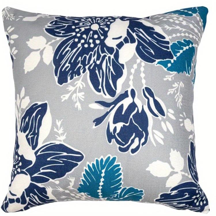 Kurzes Plüschmaterial Kissenbezug Heimdekoration Blumenmuster Überwurf-Kissenbezüge für Zuhause Muster Kissenbezug Geeignet für Sofa