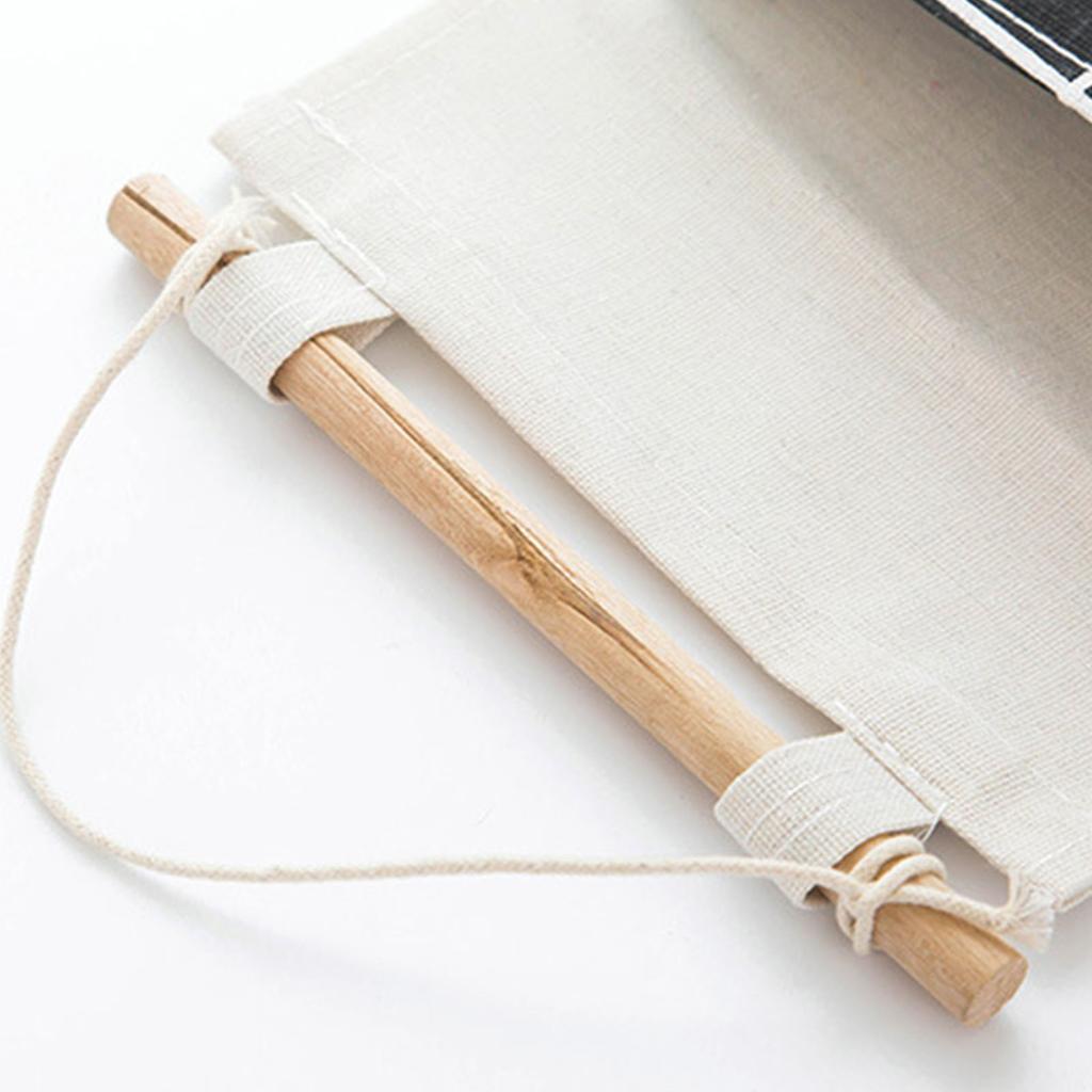 Stoff Wandbehang Aufbewahrungstasche Wandmontierter Schrankorganizer für Wohnzimmer Schlafzimmer
