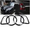 Set Headlight + Taillight Trim Rings 51137149905 51137149906 for 2007-2015 BMW Mini Cooper R56 R57 R58 51132296296 51132296297