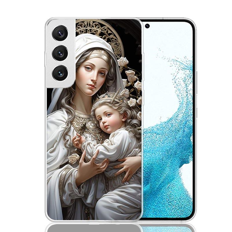 Virgin De Guadalupe Virgen Mary Phone Case For Samsung Galaxy S26 S25 Edge S24 S23 FE S22 Ultra S21 Plus S20 + Fundas Cover Coqu