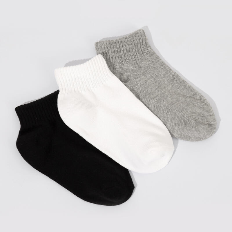 10-Pair Set of Basic Short Socks for Kids