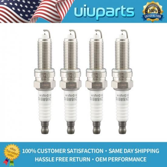 4X - Laser Iridium Spark Plugs #93815 SILZKR6B10E For Hyundai Accent Veloster