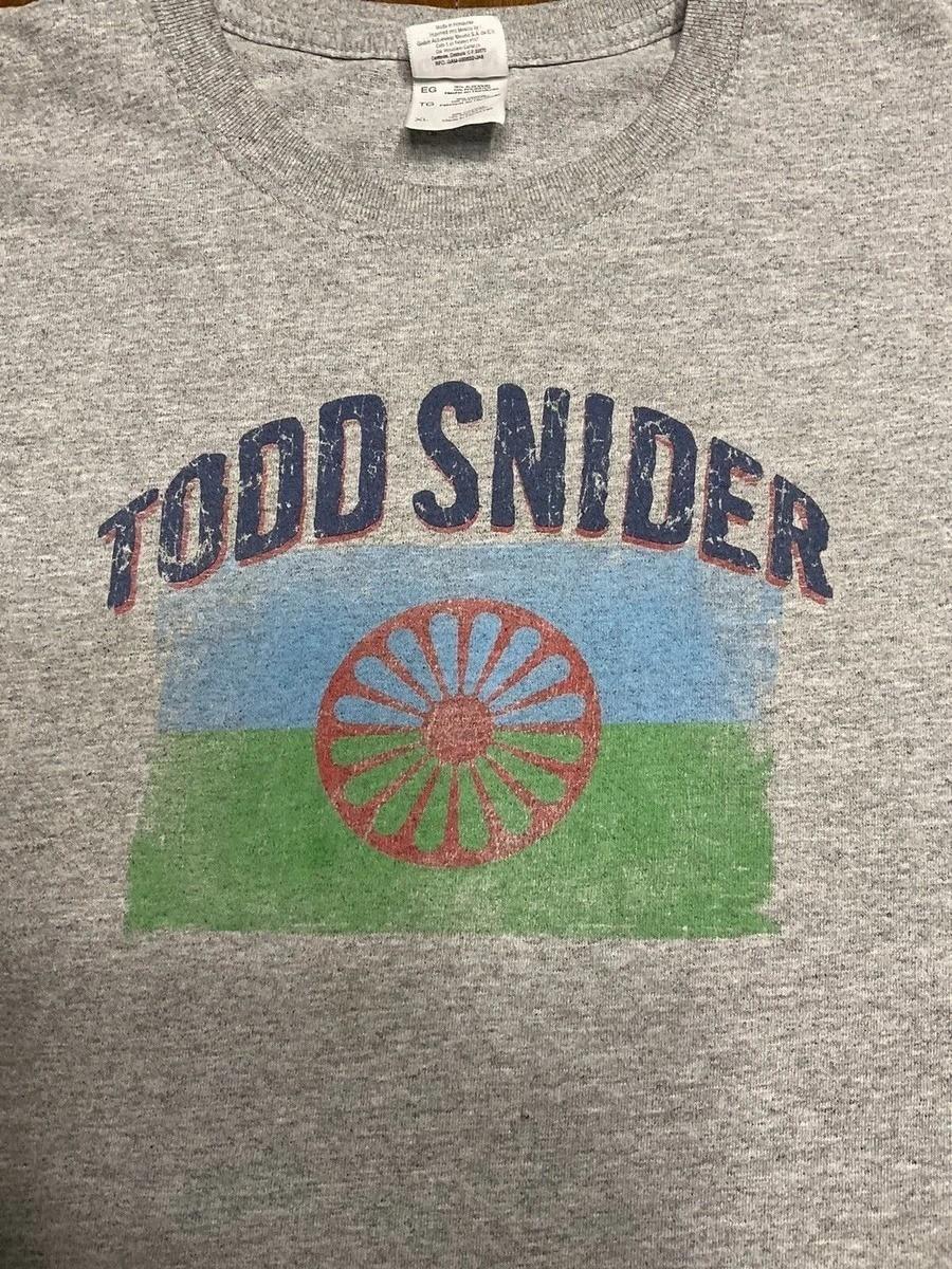 Винтажная футболка SN718 унисекс с принтом RIP Todd Snider Singer Серая S-5XL L
