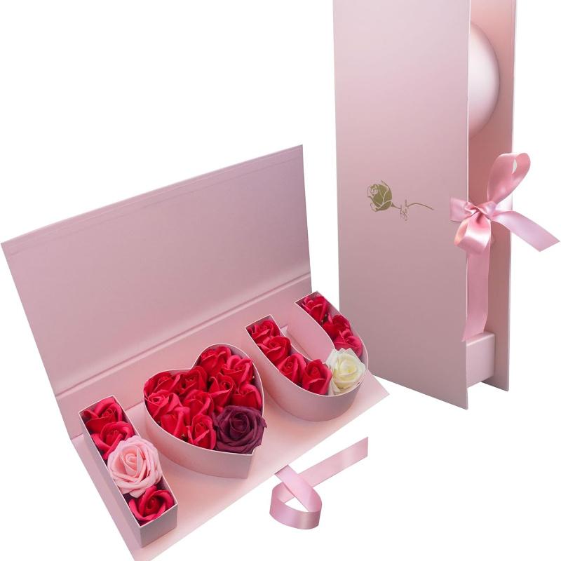 1pcs,45.6*19.5*6.8cm,17.95*7.68*2.68inch,I Love You,Gift Box,Valentine's Day Gift Box,Party Supplies,Holiday Supplies,Wedding Gift Box