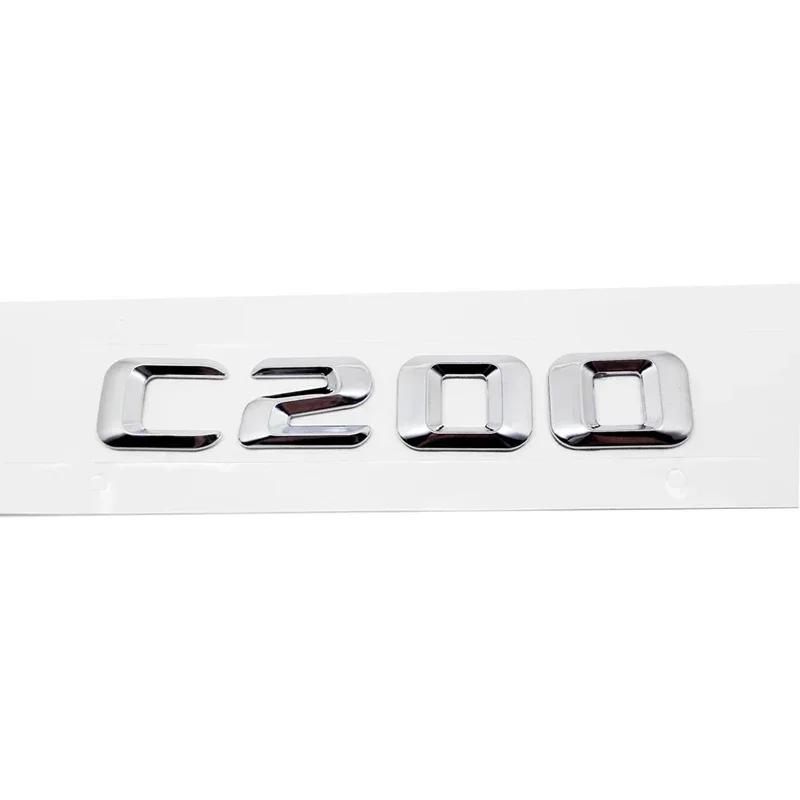 Modified Car Trunk Sticker Letter Badge Decals Decoration for Mercedes Benz C Class C32 C36 C43 C55 C63 C180 C200 C220 C230