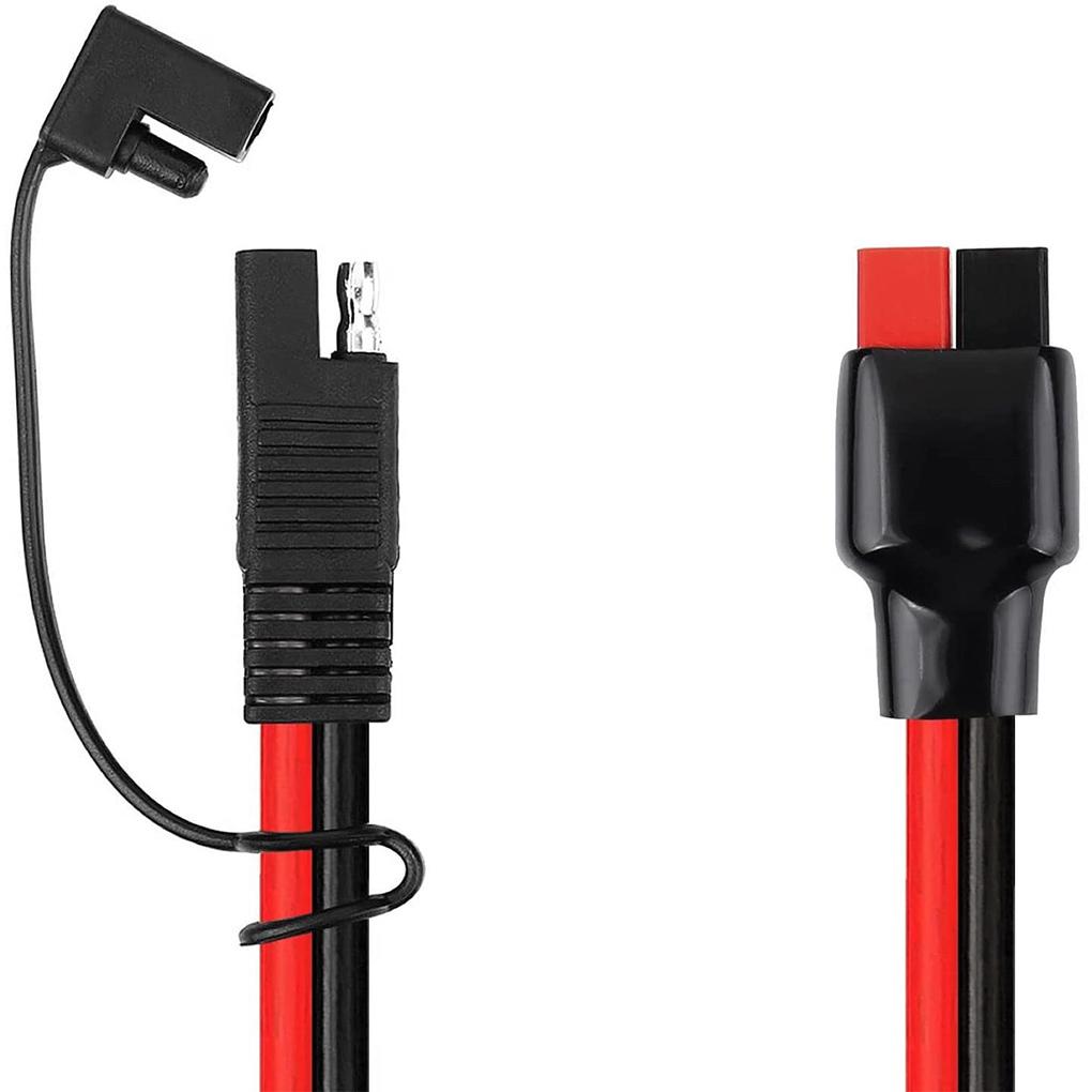 20A SAE Adapter Cable Portable Waterproof Cap Copper Wires Extension Connection Cord PVC Outer Layer Extender Accessories
