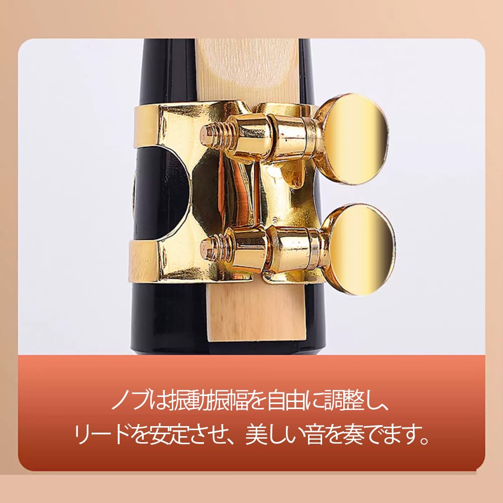 TOPINCN Tenor Saxophone Instrument Accessories: ABS Mouthpiece with Cap, Metal Buckle Reed Pad, Popular, Stable Tone, Durable.