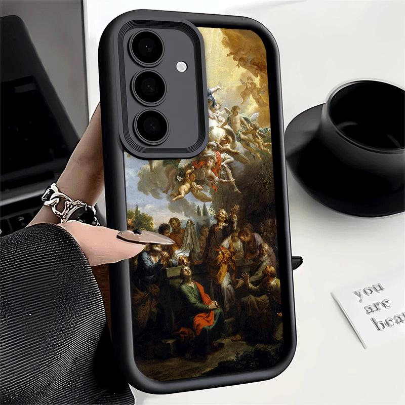 Phone Case for Samsung Galaxy S26 S25 Ultra S24 FE Renaissance Aesthetics Art Painting Shell S23 Plus S22 + S21 S20 5G Soft Sili