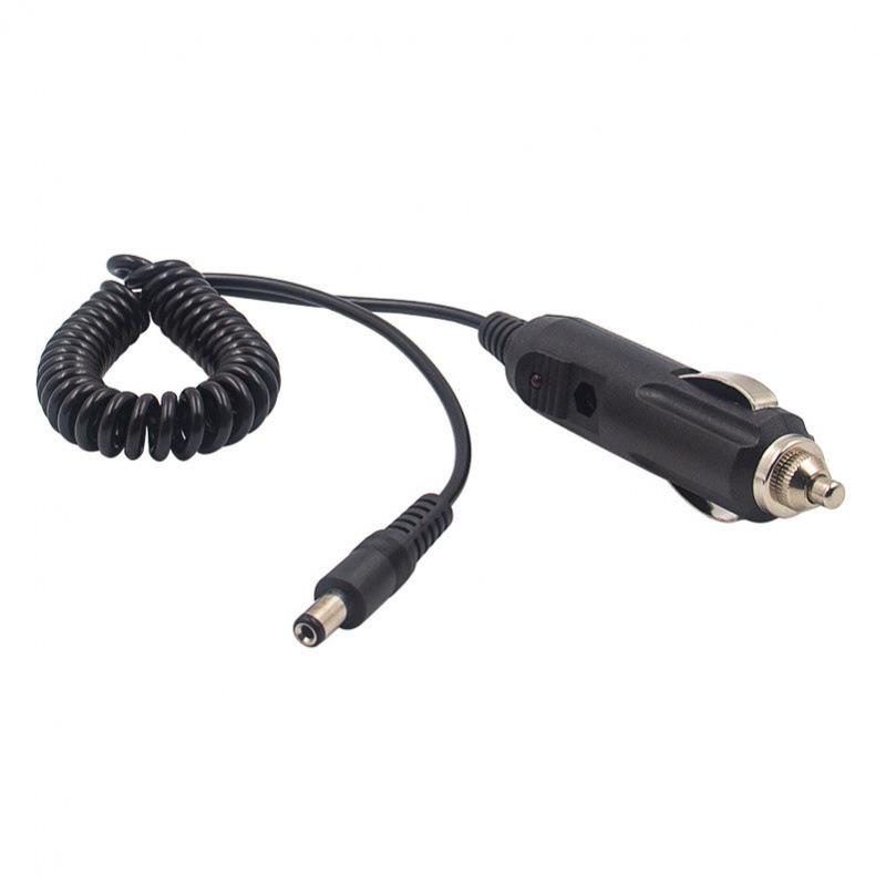 Dc 5.5*2.1Mm Male To Car Charger Female Adapter Cable - 12V24V Full Copper High Power Cigarette Lighter Wire Spring Connector