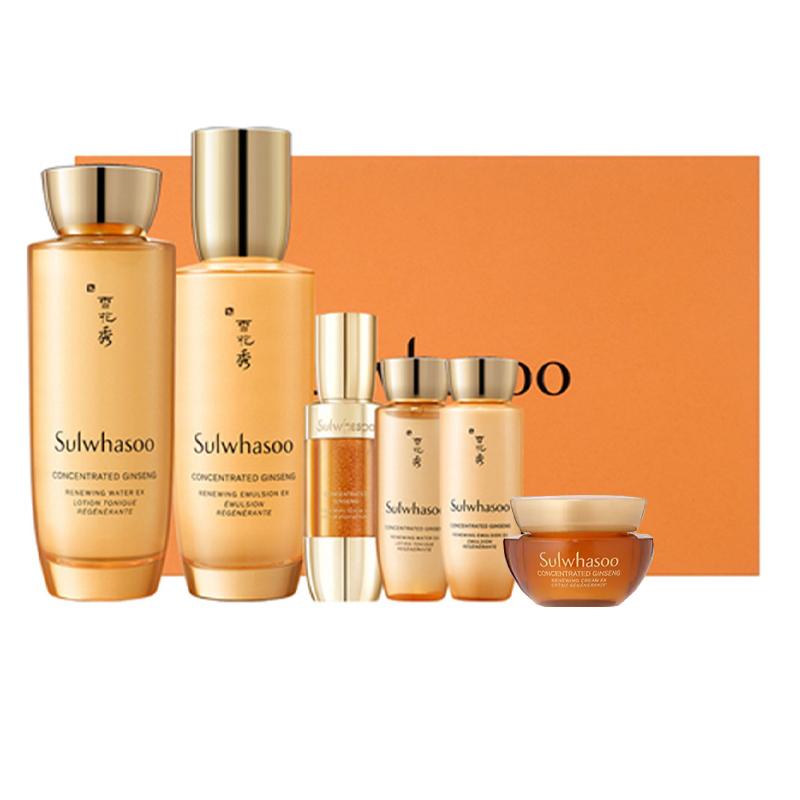 Sulwhasoo Royal Time Ginseng Skincare Sets Hydrating Moisturizing And Hydrating, Previous Version Skincare Set