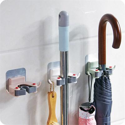 Wall Mounted Mop Organizer Holder Brush  Hanger Storage Rack Kitchen Hook