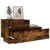 Bedside Table - Maison Exclusive - Smoked Oak - RGB LED - 70 X 36 X 40.5 Cm