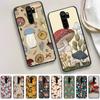 Mushroom Phone Case for Samsung A51 A30s A52 A71 A12 for Huawei Honor 10i for OPPO Vivo Y11 Cover