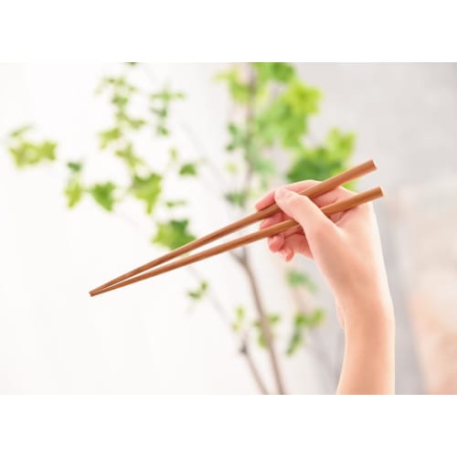 Made in our own factory in Obama, Fukui Prefecture [Chopsticks Factory]. Easy-to-grasp, non-slip, pointed chopsticks, set of 5. Bamboo chopsticks, ant