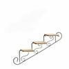 Black Hanging Flower Rack Staircase Modern Plant Holder Indoor Wall Decor  Office