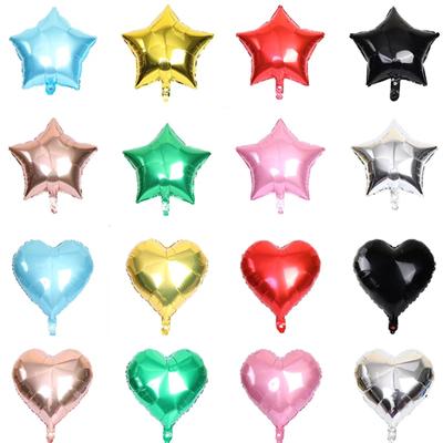 18-inch Aluminum  Foil  Balloon Geometric Shape Solid Color Thick Balloons For Wedding Birthday