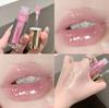 SHAQINUO Glittering Mirror Lip Glaze Set, Watery Shimmering Light Lip Gloss Makeup 6 , Hydrating Moisturizing, Long Lasting
