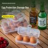Portable Shockproof Egg Storage Box: Outdoor, Anti-Shatter, Anti-Fall, Plastic Protection for Camping and Travel.