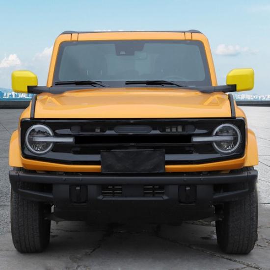 2pcs Side RearView Mirror Cover Decoration For Ford Bronco -2025 Yellow ABS