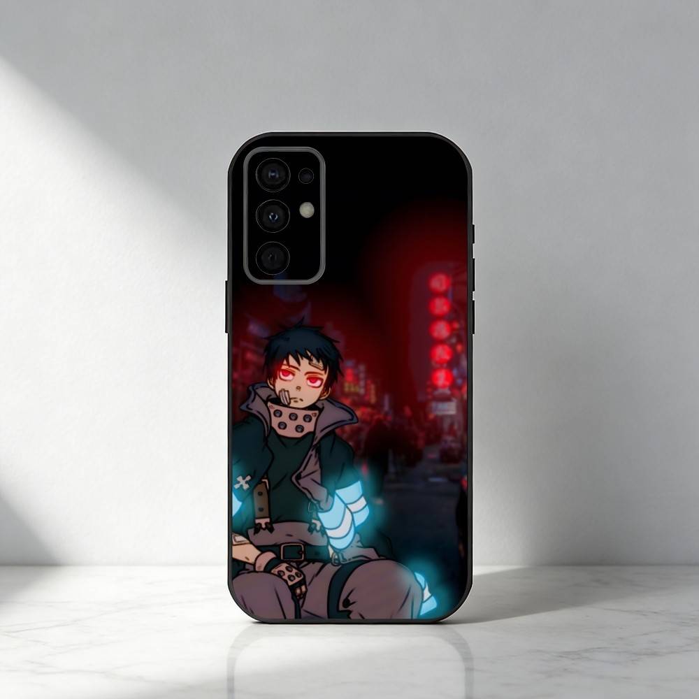 

FF Аниме S-SHINRA С принтом S-SHINRA Чехол для телефона для Samsung S25, S24, S21, S22, S23, S20, Ultra, S26, Plus, Fe, Note, 5G Черный чехол Samsung S30Ultra5G