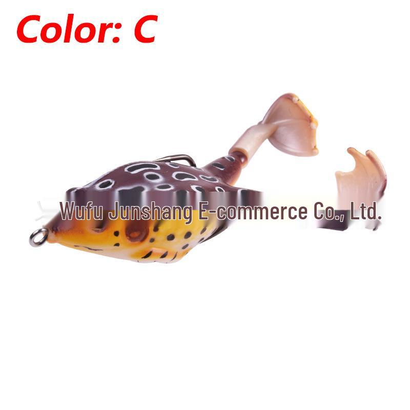 Thunder Frog Double-Legged Rotating Propeller Soft Lure, 9cm/13.5g, for Bass & Carp Fishing.
