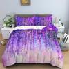 Watercolor Flowers King Queen Duvet Cover Colorful Blooming Floral Bedding Set For Teen Adult Plant 2/3pcs Polyester Quilt Cover