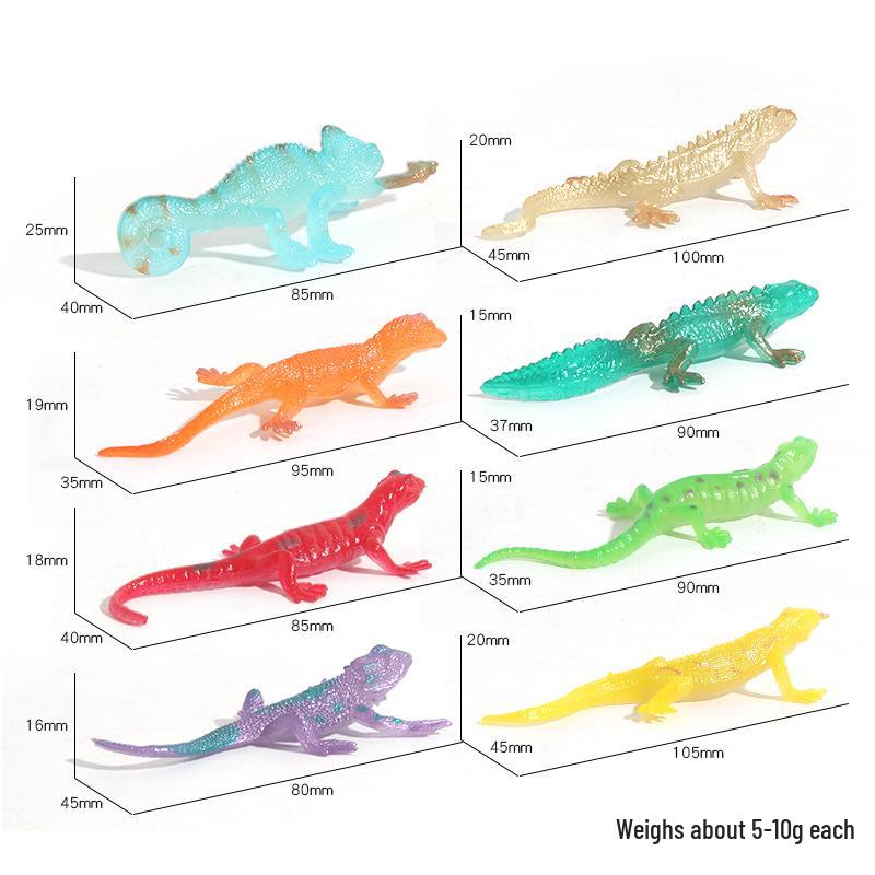 

Светящаяся игрушка хамелеон - Красочная детская декоративная модель