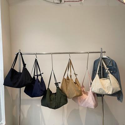 Umhängetasche, große Kapazität, Nylon-Stofftasche, Schultertasche für Damen, Pendlertasche, große Tasche, Studentenklasse, Tragetasche für Damen