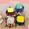 Fashionable Contrasting Color Canvas Backpacks For Boys And Girls Daily Outings