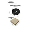 1PC 9.1*9.1*2.3cm Capsule Coffee Machines Accessories Coffee Machine Water Collection Tank,Coffee-Machine Coasters Coffeware Set