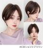 Wig Short Bob Full Wig Short Bob Wig Wig Black Hair [Brightlara] Women's Men's tf1754-CR