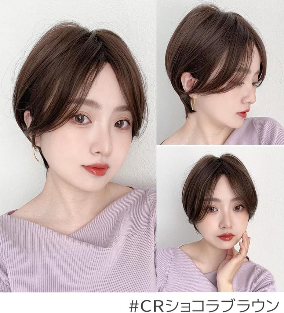 Wig Short Bob Full Wig Short Bob Wig Wig Black Hair [Brightlara] Women's Men's tf1754-CR