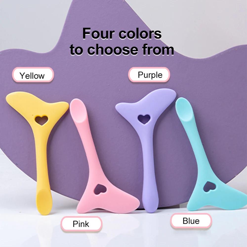 Color Silicone Eyeliner Tool Lip Brush Black Makeup Eyeliner Assistant Baffle for Precision Eye Makeup Application