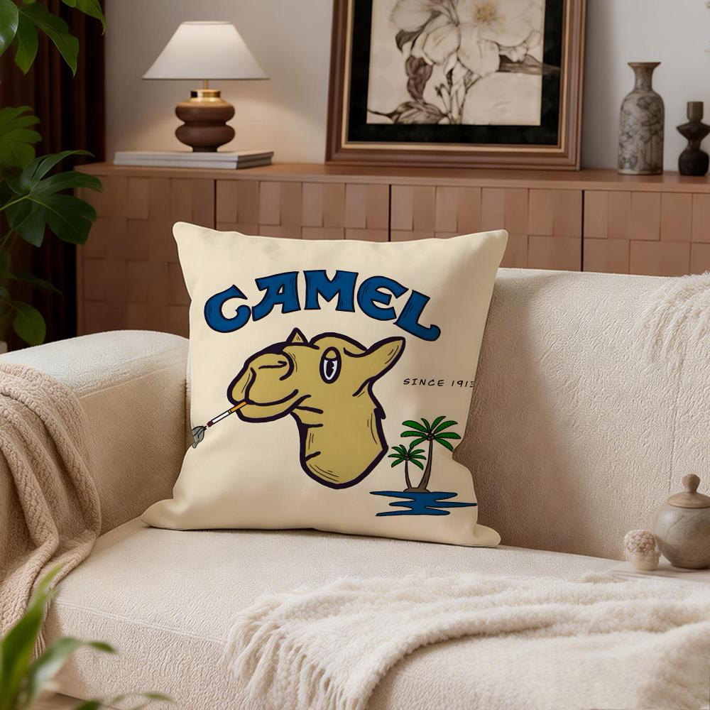 Animal Camel Cushion Cover Cushion Cover Set 4Pcs 50X50 45X45 40X40 Pillowcase Decorative Sofa Home Decor