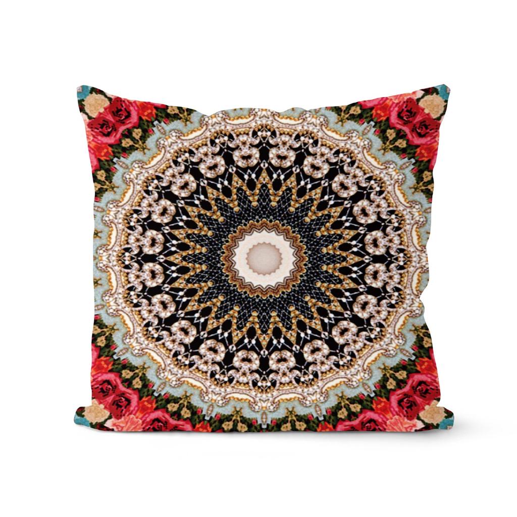 Retro Abstrakt Geometrisch Ethnisch Stil Kissenbezug Weiche Einrichtung Amerikanischer Sommer Sofakissen